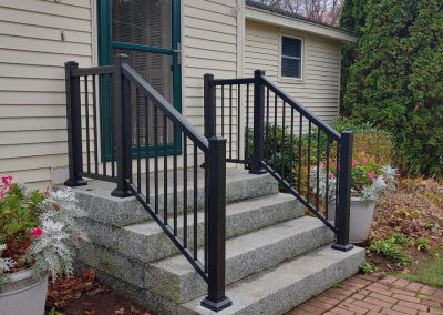 Custom Railings / Railings for Outside Steps / Outdoor Handrails in Nashua, NH