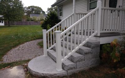 Home Remodeling / Outdoor Railing Installation / Railing for Steps in Bedford, NH