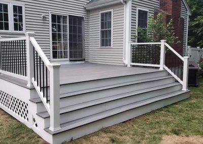 Deck snd outdoor steps in Pelham, NH